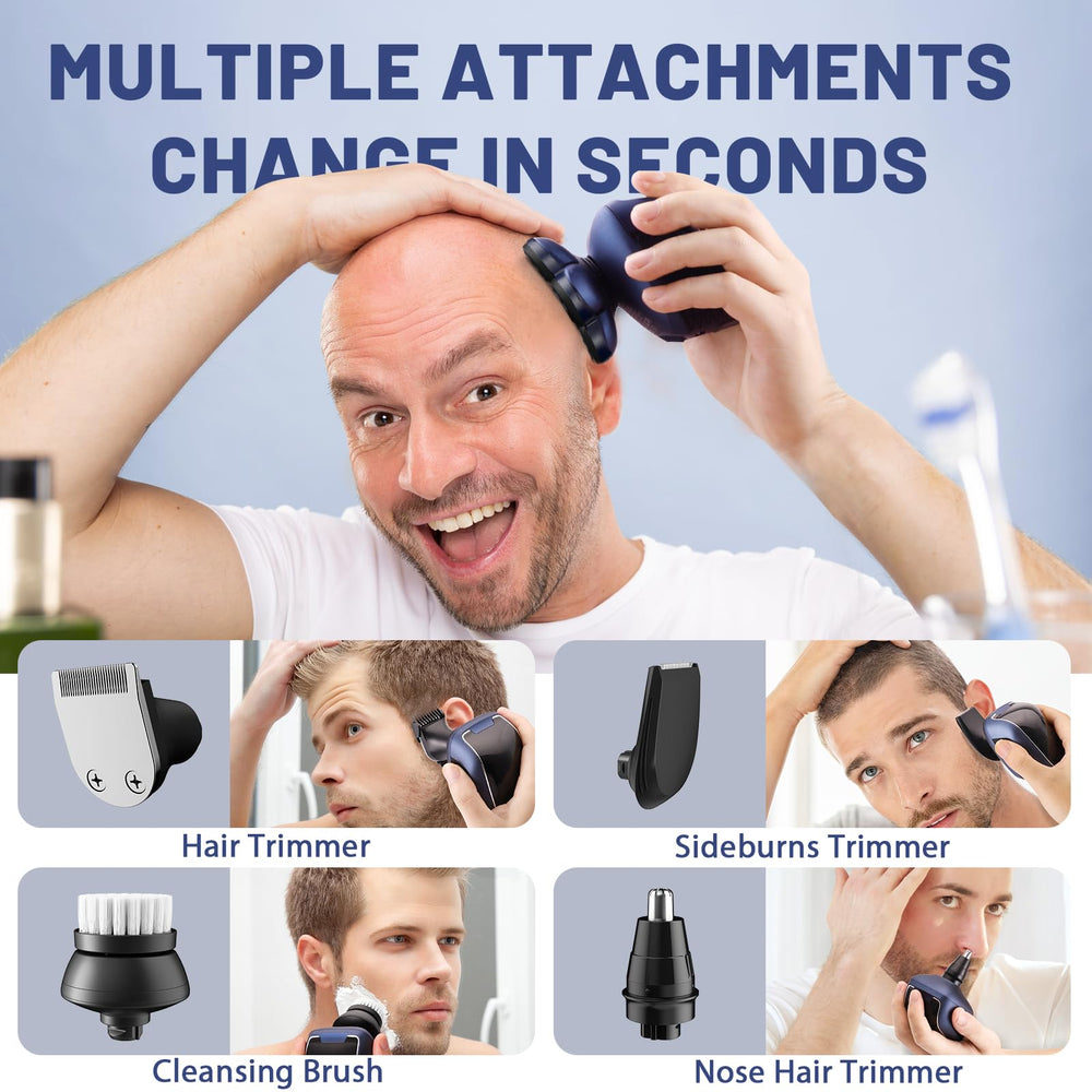 Wyklaus 5-in-1 grooming kit includes trimmers and accessories for home or travel.