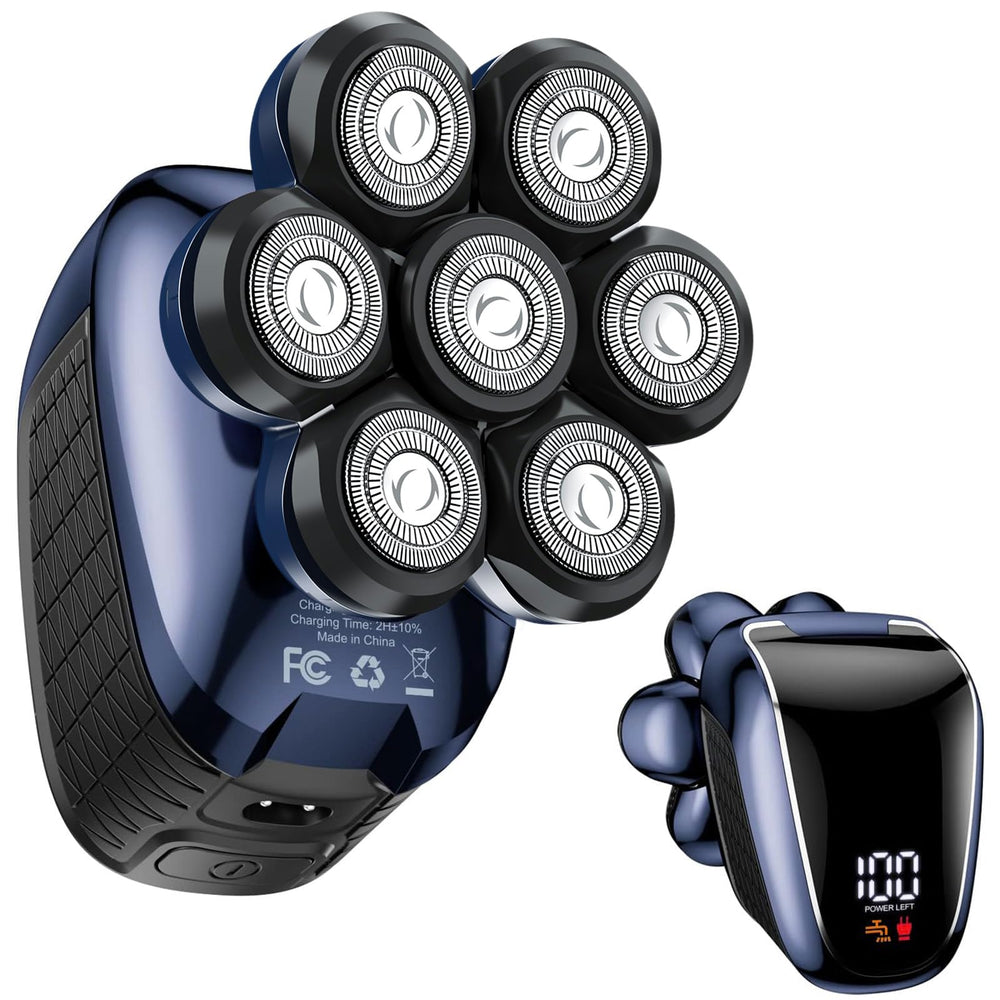 Wyklaus head shaver with 7D floating head for fast, comfortable bald styling.