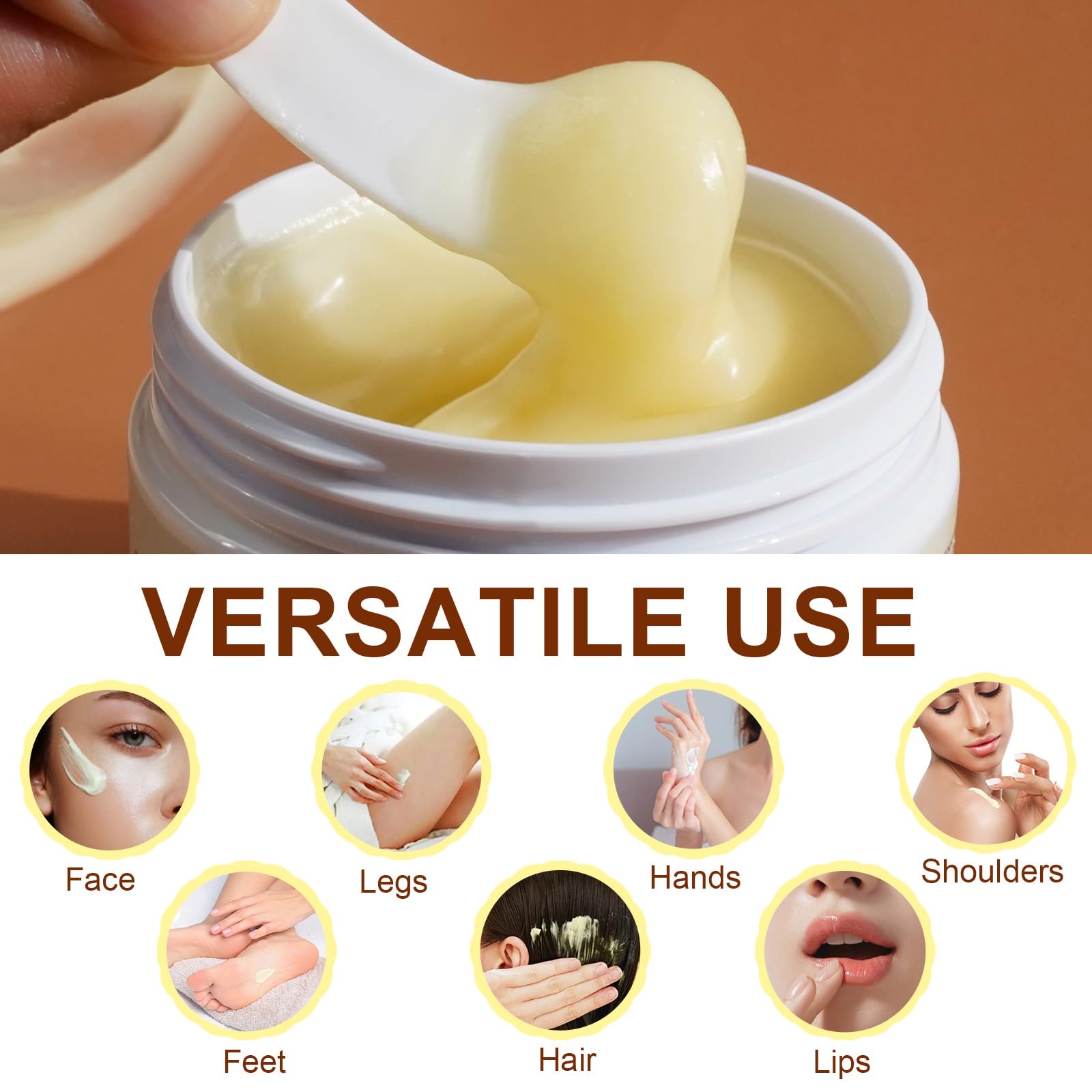 Xaarty Shea Butter application demonstrates easy hand cream use.