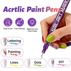 XBLZL Quick-dry formula prevents smudges during busy crafting sessions.