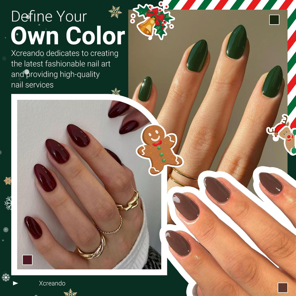 XCREANDO Lightweight press-on nails feel comfortable for all-day wear