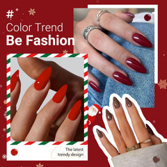 XCREANDO double-sided nail stickers for effortless application.