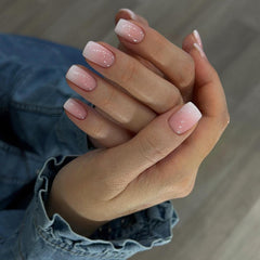 XCREANDO Ombre Pink nails for quick salon-like results at home.