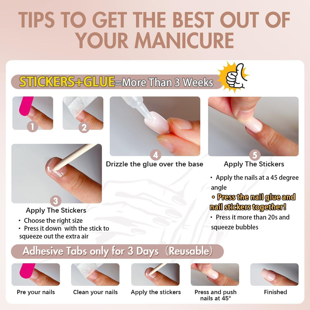 XCREANDO salon-quality press-on nails for salon-like results.