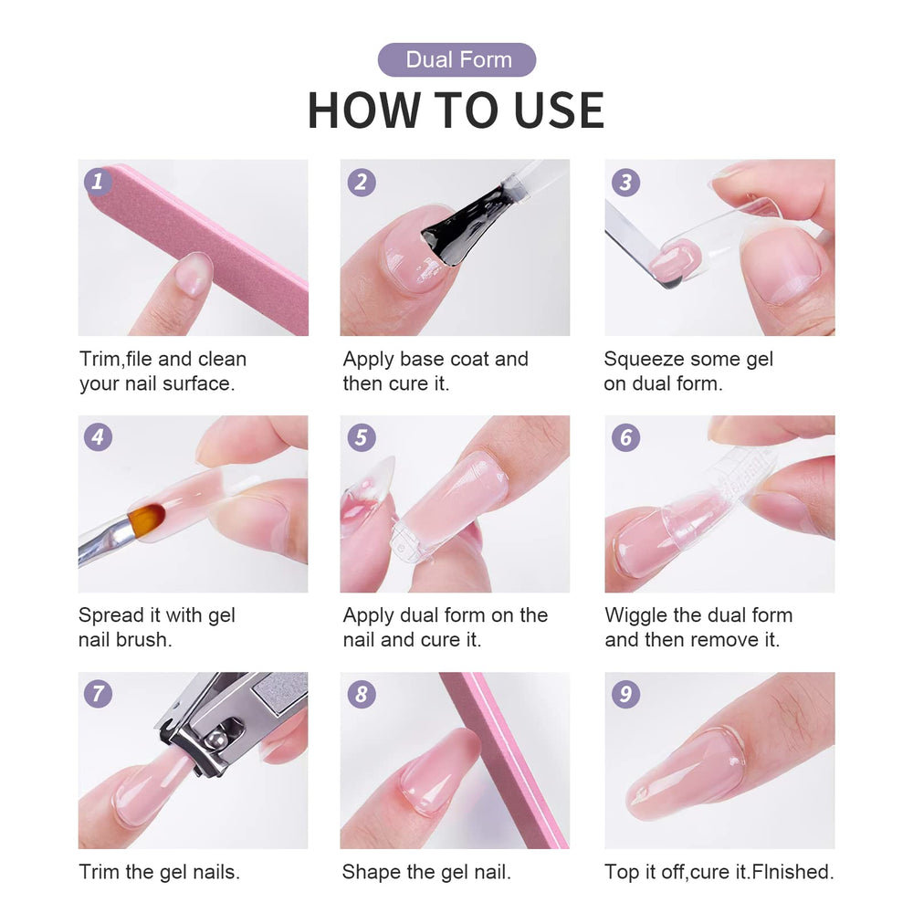 X&D five-color kit supports long-lasting nails up to four weeks.