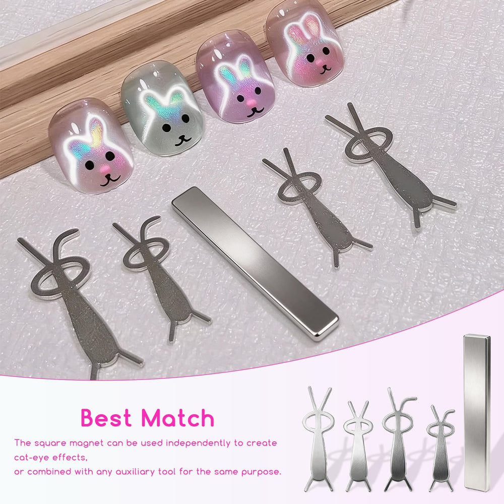 XEAOHESY bunny plate 2 creates charming bunny cat eye lines.