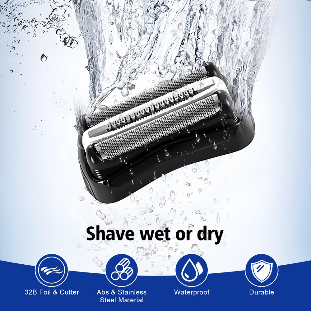XFP Series 3 32B compatibility with Braun S3 shavers, easy installation