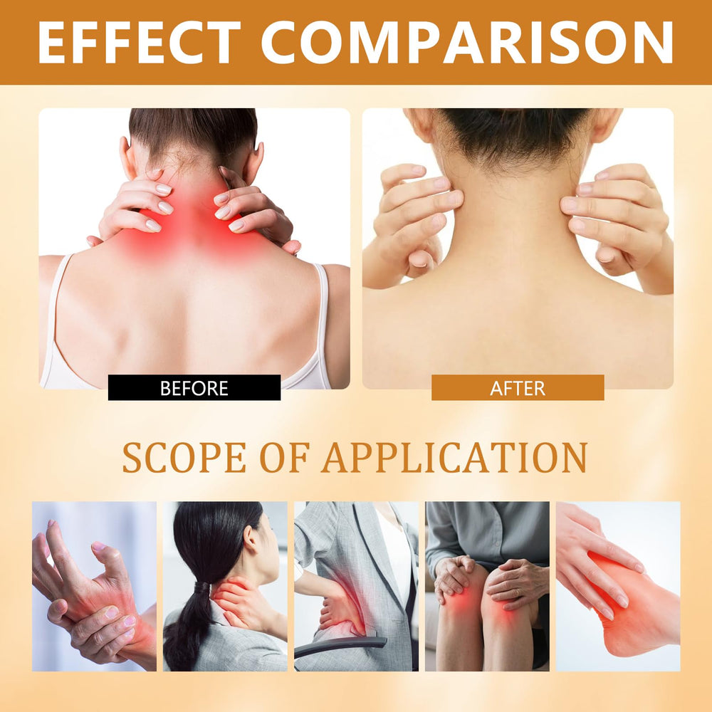 XGZcosmetics Daily self-care use on neck, back, and knees.