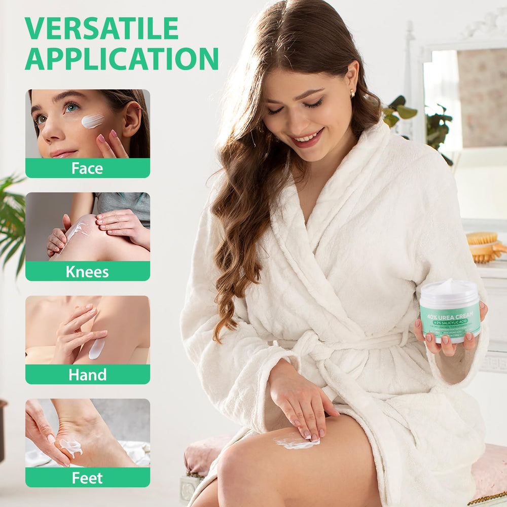 XIAMOFUZHOU Urea 40% cream demonstrates daily-use benefits for dry areas.