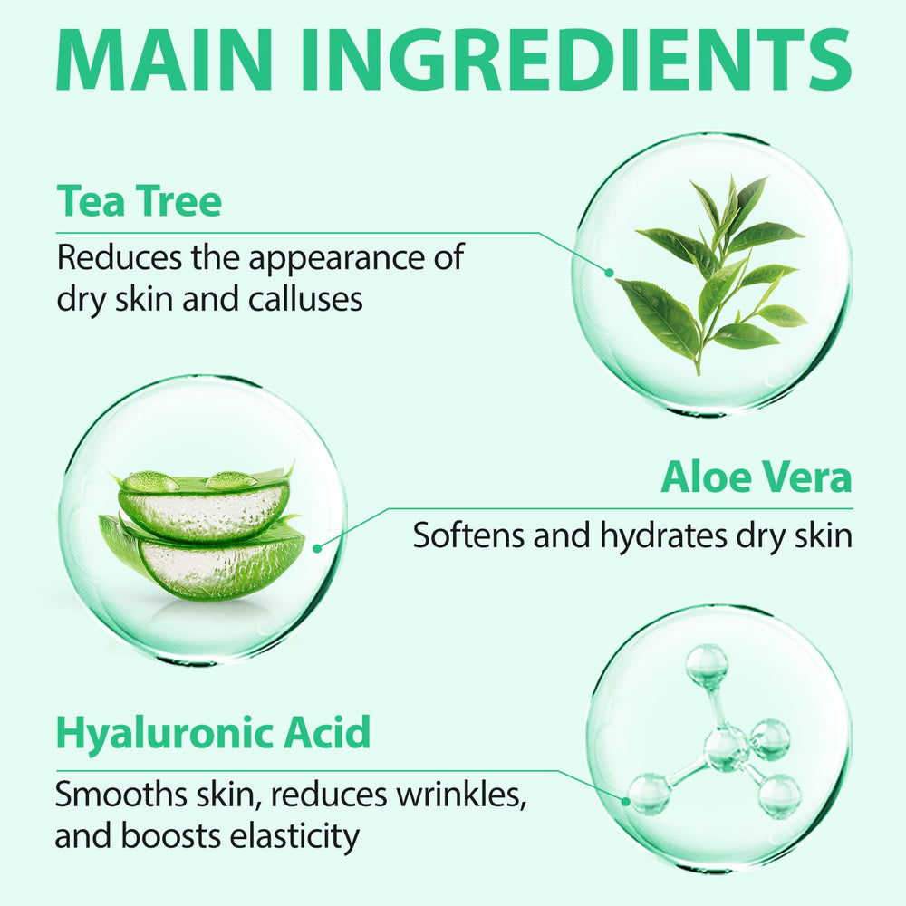 XIAMOFUZHOU Urea 40% cream ingredients close-up highlights aloe, hyaluronic acid, and salicylic acid benefits.