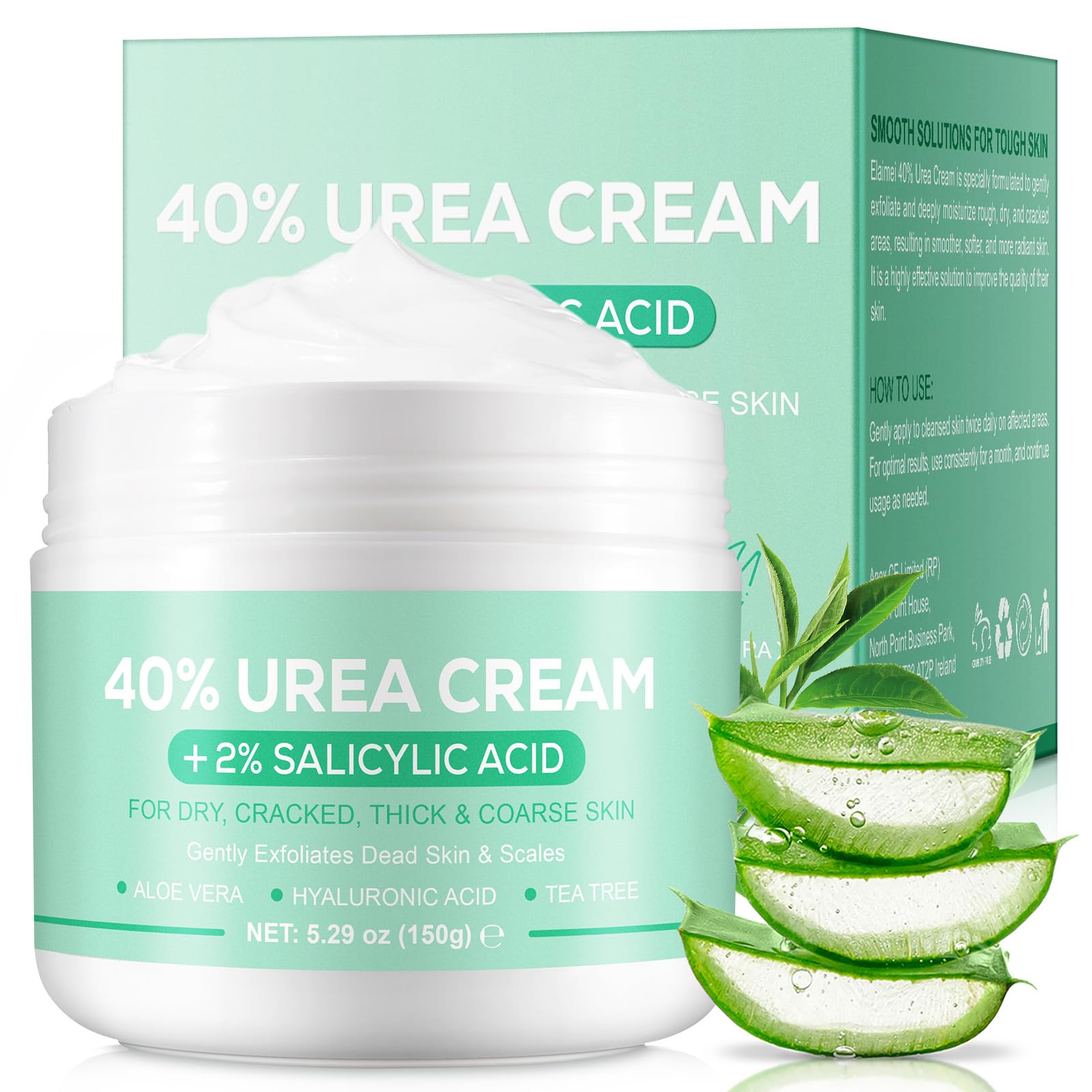 XIAMOFUZHOU Urea 40% foot cream jar for deep hydration and repair.