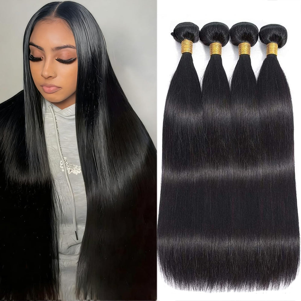 XIANYUN 12A straight hair bundles 16 inch showcase natural length and full body.