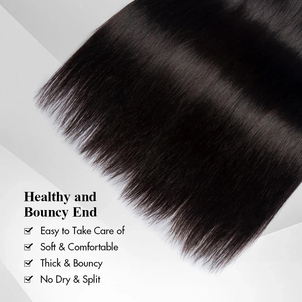 XIANYUN straight-hair versatility image showing straight and curled styles