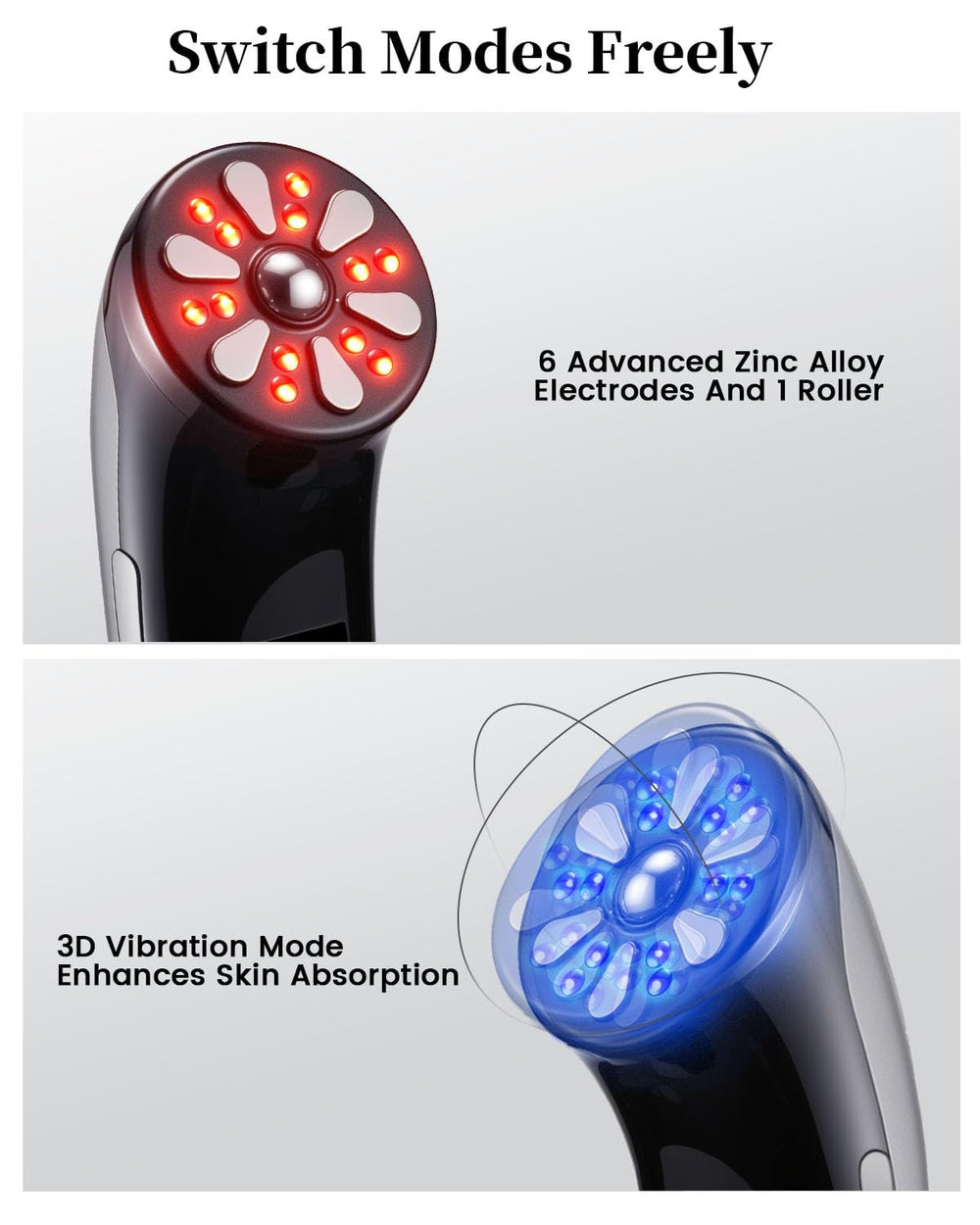 XIAOCHI ergonomic design supports comfortable sessions across skin types.