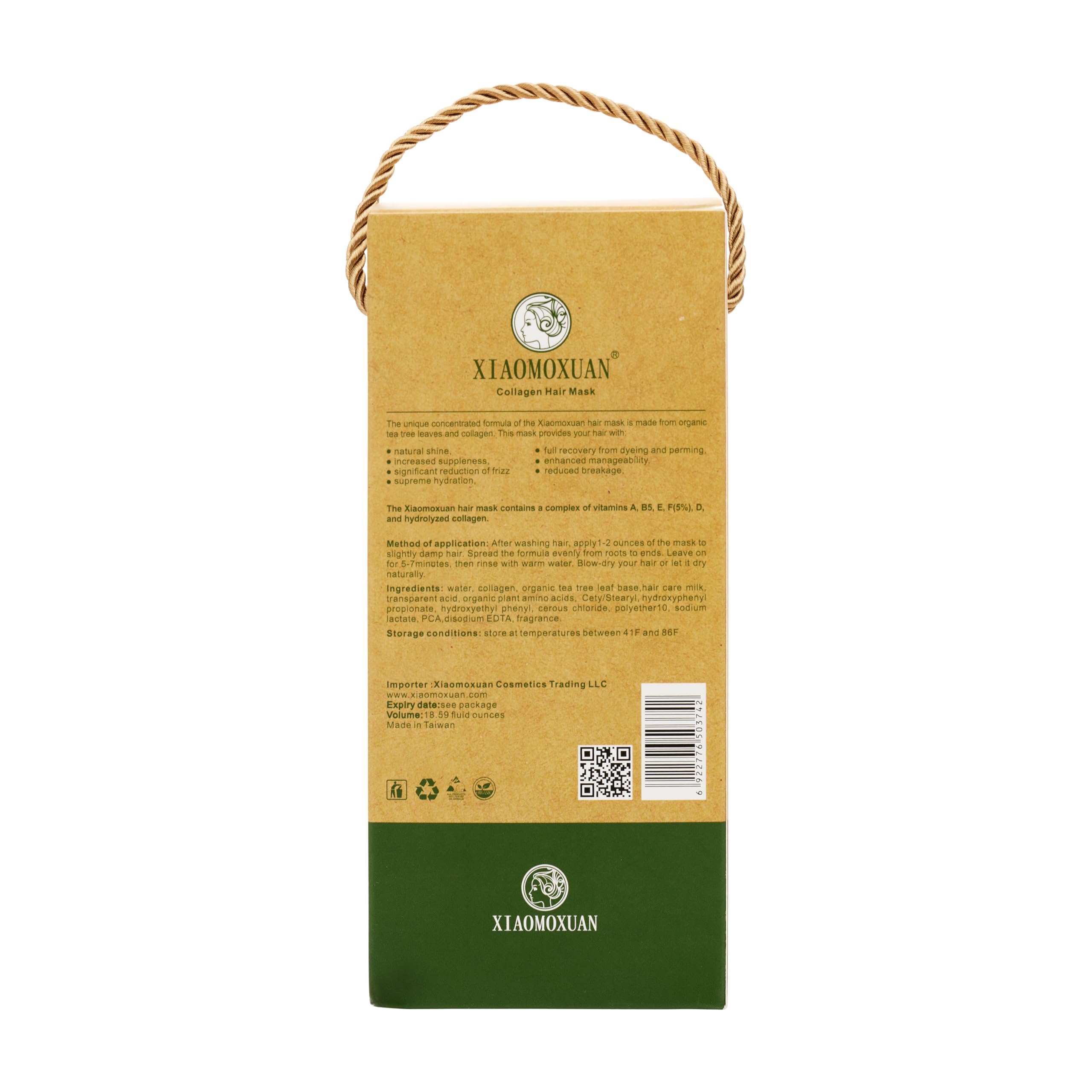 Xiaomoxuan hair shine after use with smooth, hydrated texture.