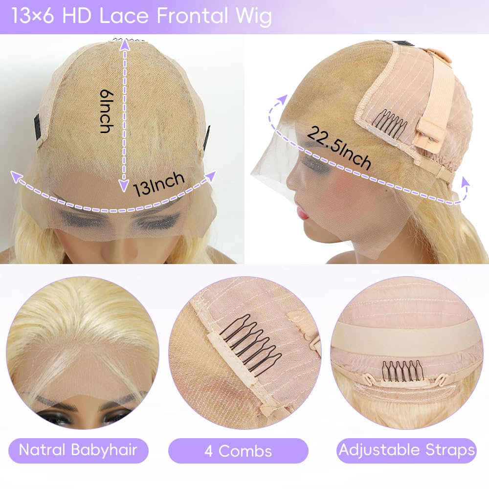 XIAPAY 613 lace-front wig showcasing versatile parting options.