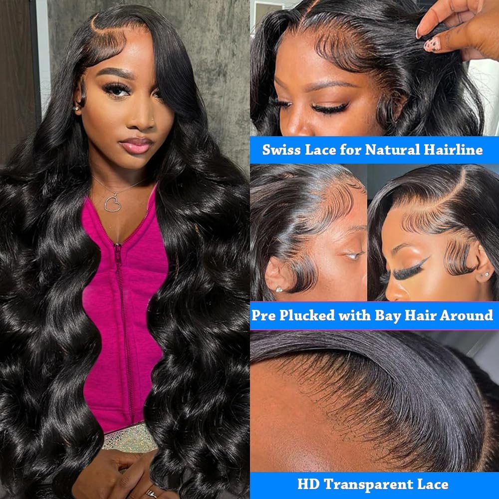 Xiayume HD lace 13x6 wig with baby hair for realistic hairline.