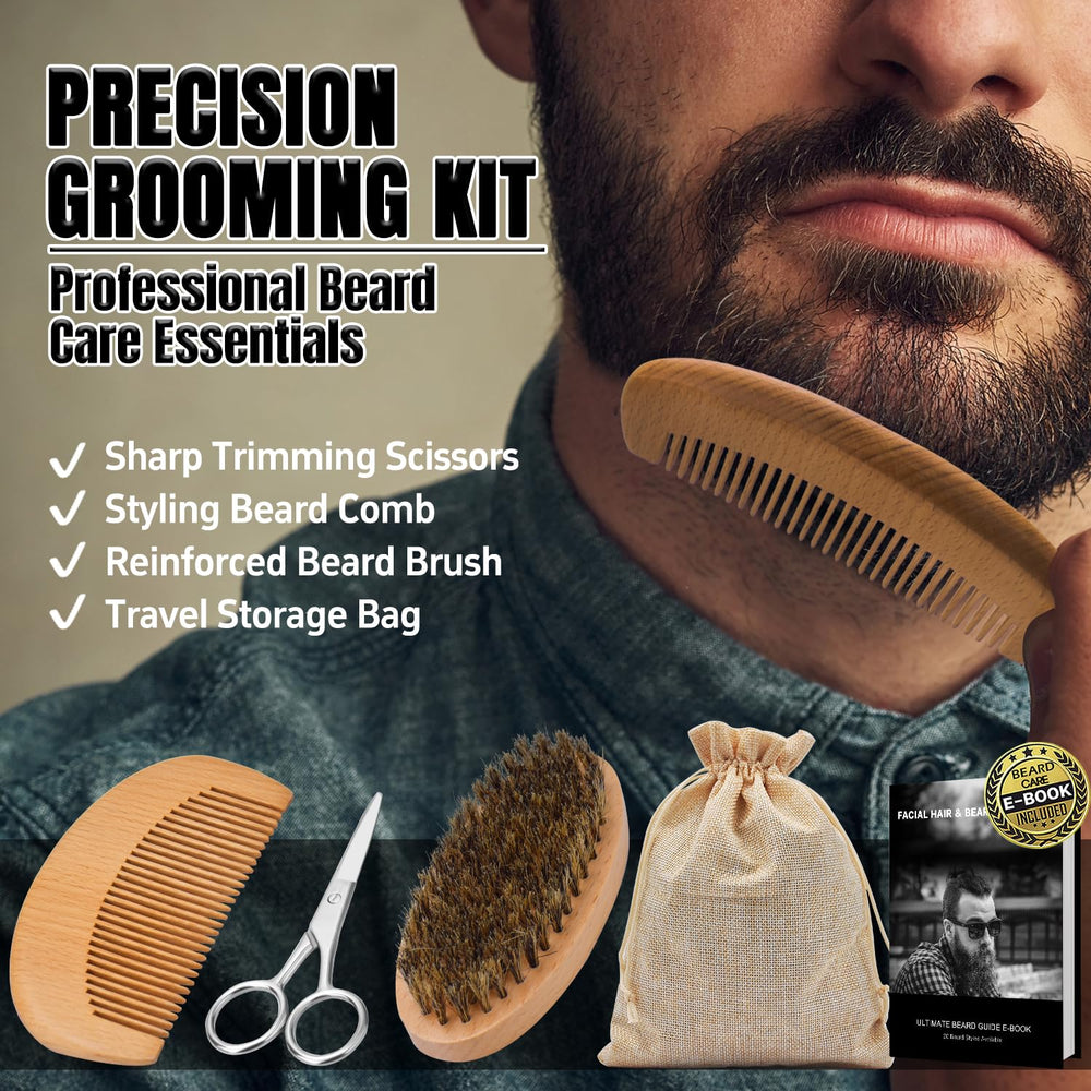 XIKEZAN beard comb for detangling and shaping