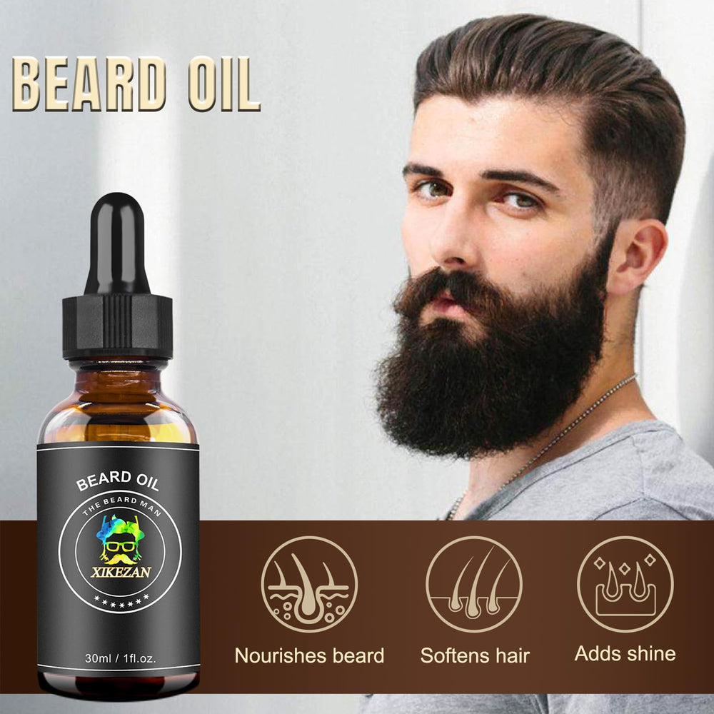 XIKEZAN beard comb glides through hair for even distribution.