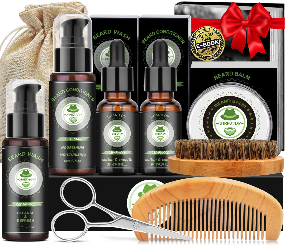XIKEZAN beard kit complete set for comprehensive grooming and styling.