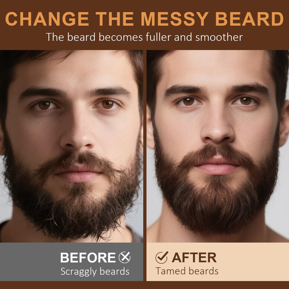 XIKEZAN beard oil orange bottle sparks energy, easing daily grooming routine.