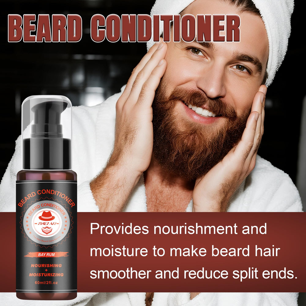 XIKEZAN beard wash bottle cleanses without drying.