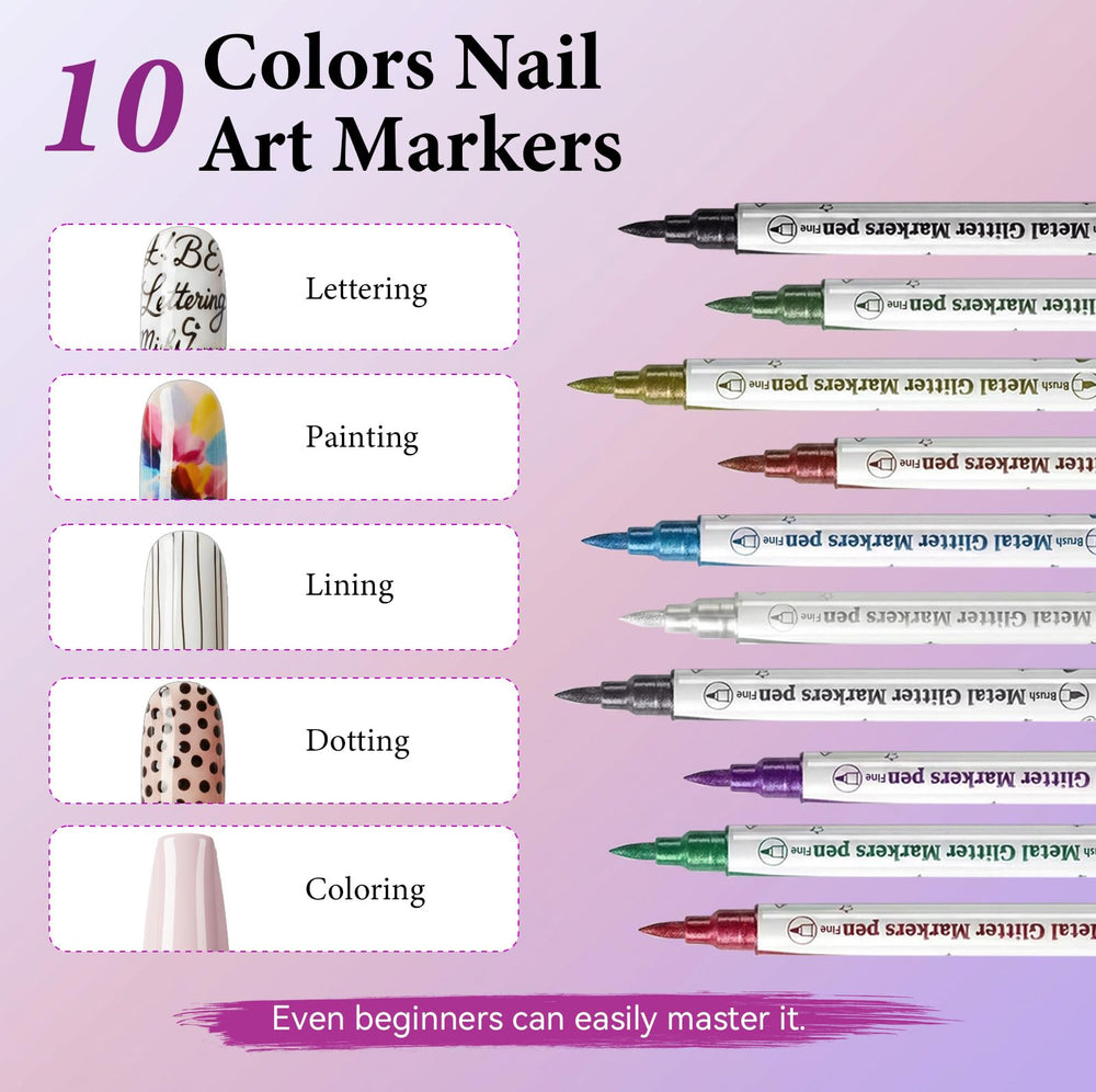XILRVON pens work on nails and other crafts like cards
