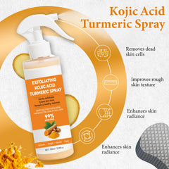 XILRVON Kojic Turmeric Sponge included supports gentle, convenient exfoliation.
