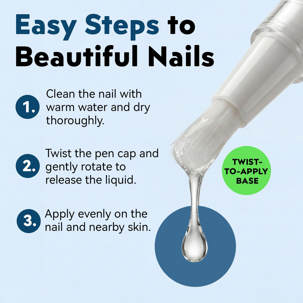 XILRVON Nail Fungus Pen targeted delivery under the nail surface.