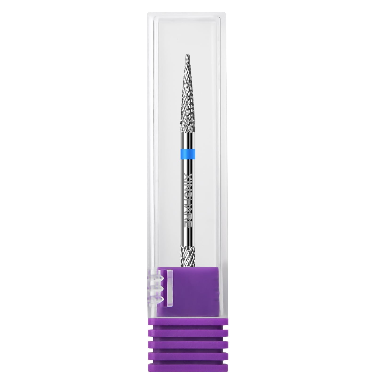 Xinshare gel polish removal bit smooths gel with controlled motion.