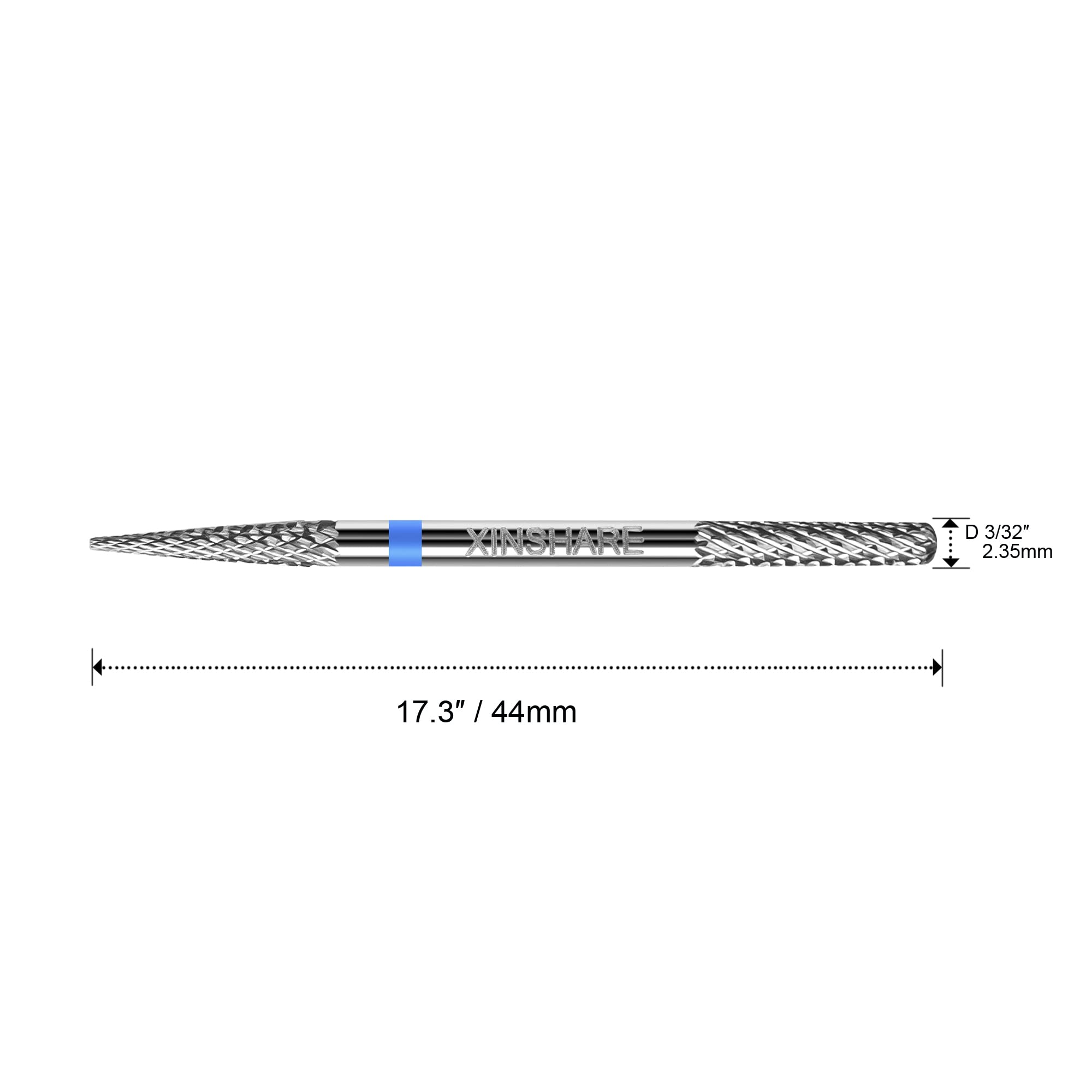 Xinshare nail preparation tool reduces noise and protects natural nails.
