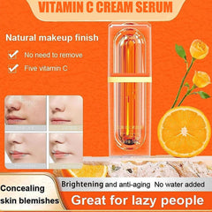 XIRUJNFD Five Vitamin C Tone-Up Cream swatch on skin