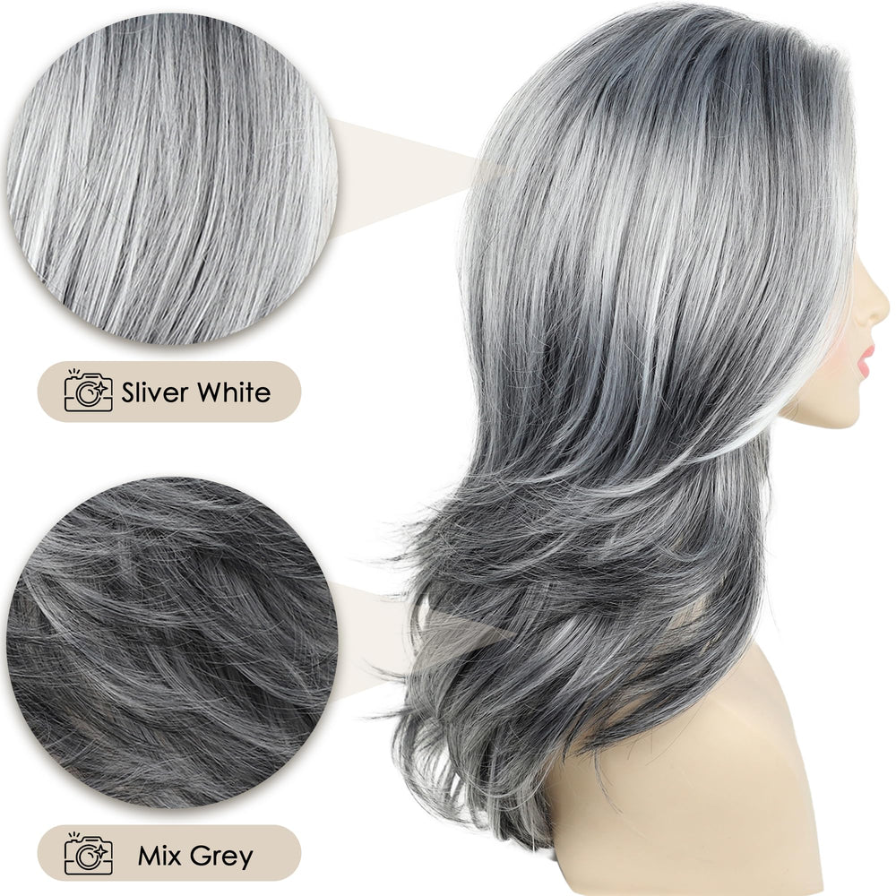 XIUFAXIRUSI heat-safe wig with silky-soft fibers, style up to 160°C.