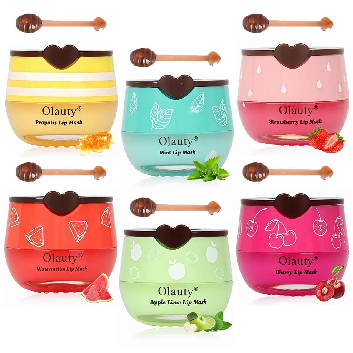 Xiuxixu honey lip balm packaging shows premium beeswax care for hydrated lips.