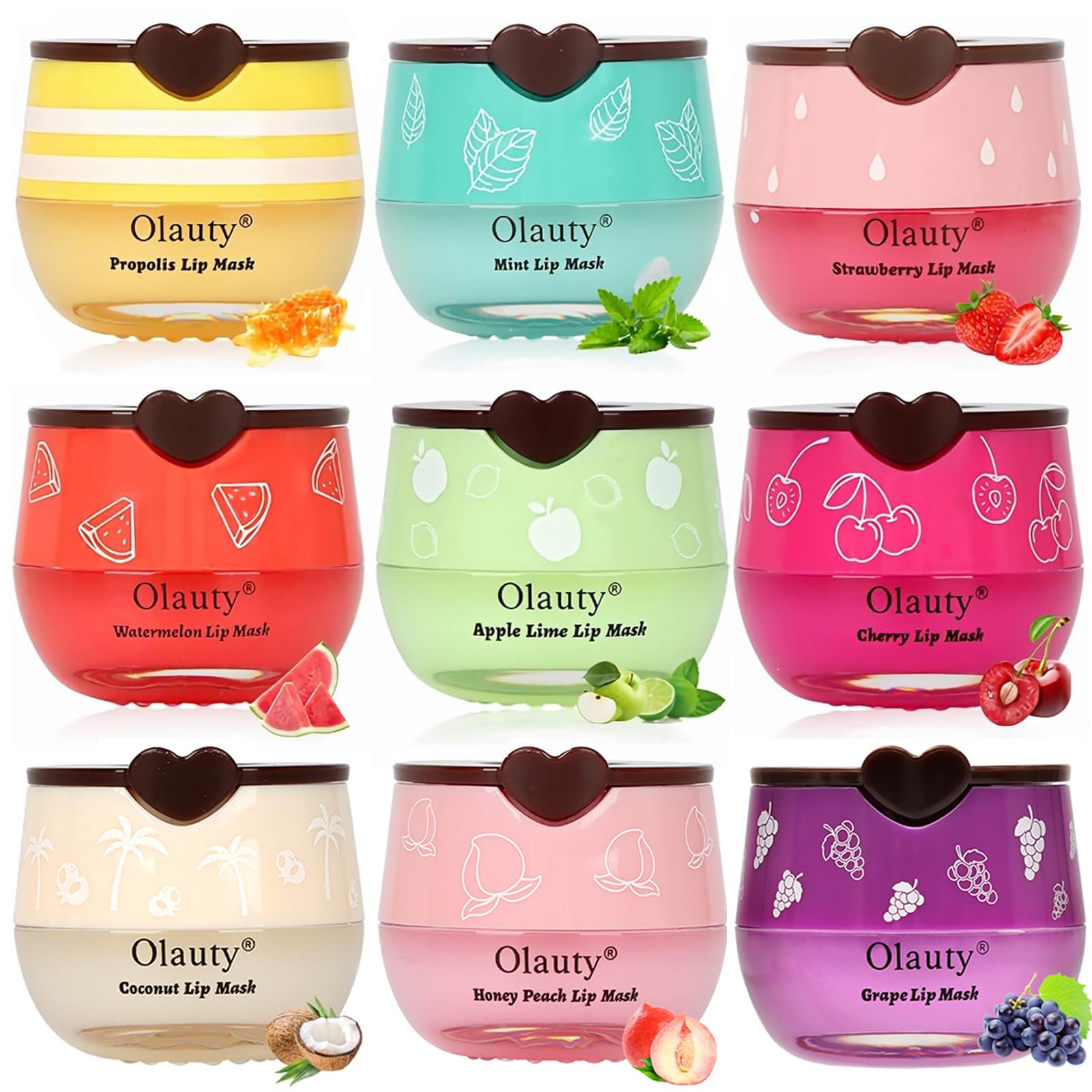 Xiuxixu honey lip balm pot closeup for soothing, long-lasting moisture.