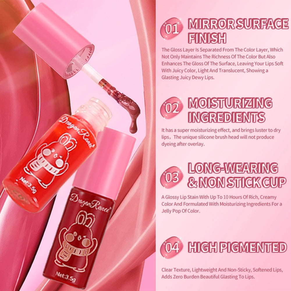 Xiuxixu lightweight glide-on lip tint for easy on-the-go application