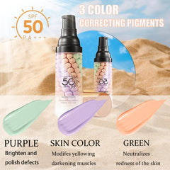 Xiuxixu primer moisturizes with a sheer texture for breathable makeup base