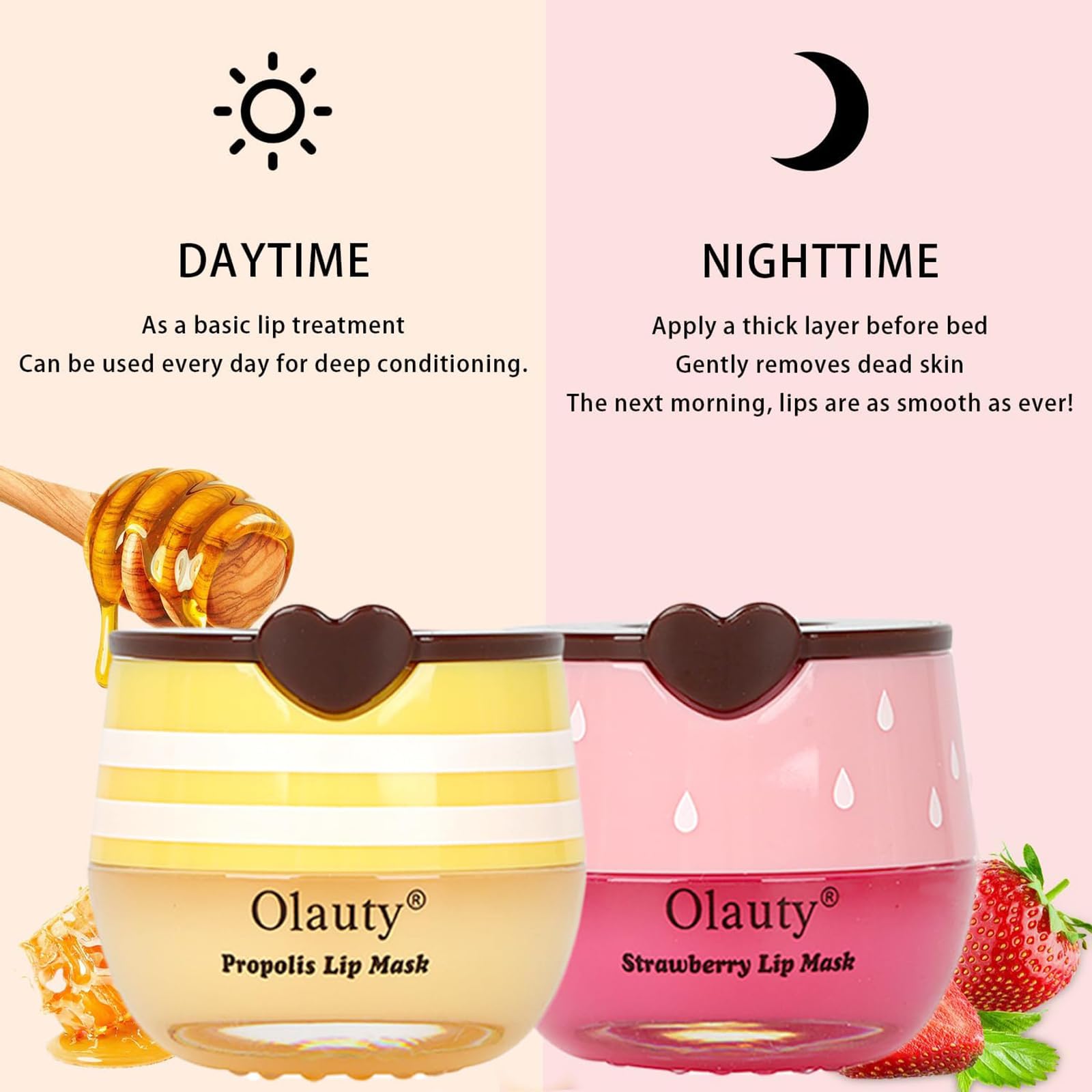 Xiuxixu propolis moisturizing lip care showing fast-absorbing formula.