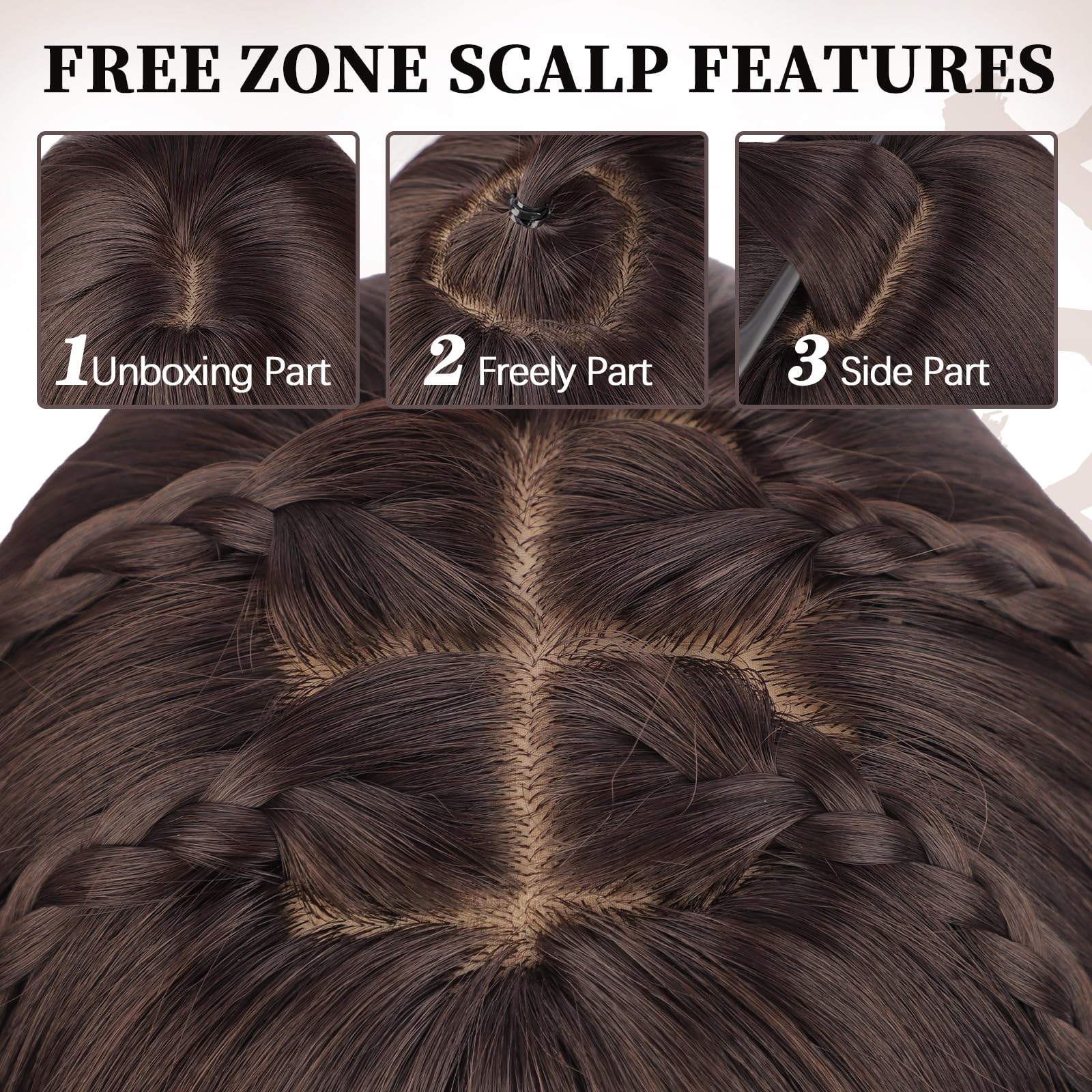 XIXIBI layered wig adding movement and volume with natural drape.