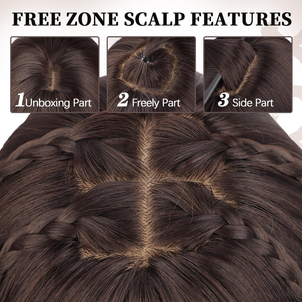 XIXIBI layered wig adding movement and volume with natural drape.