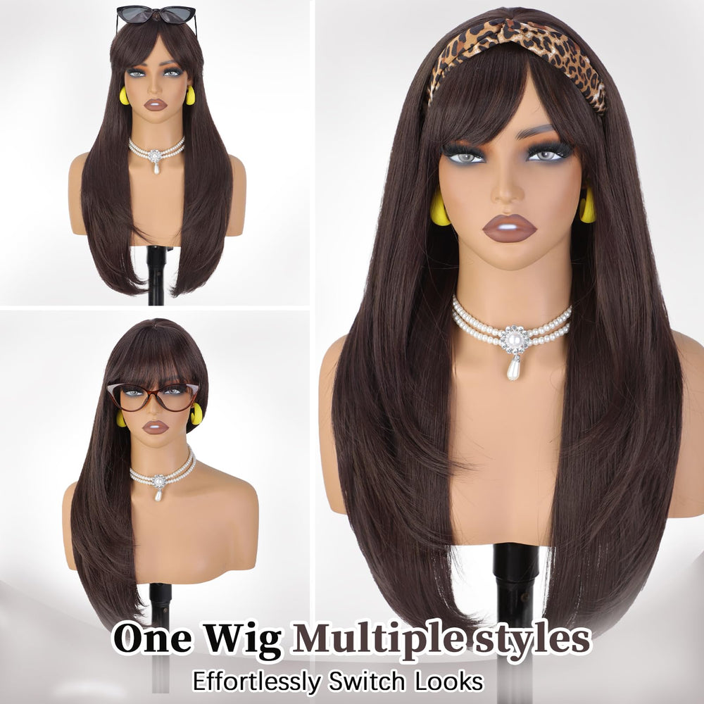XIXIBI long 26-inch wig offering dramatic, versatile looks for daily use.