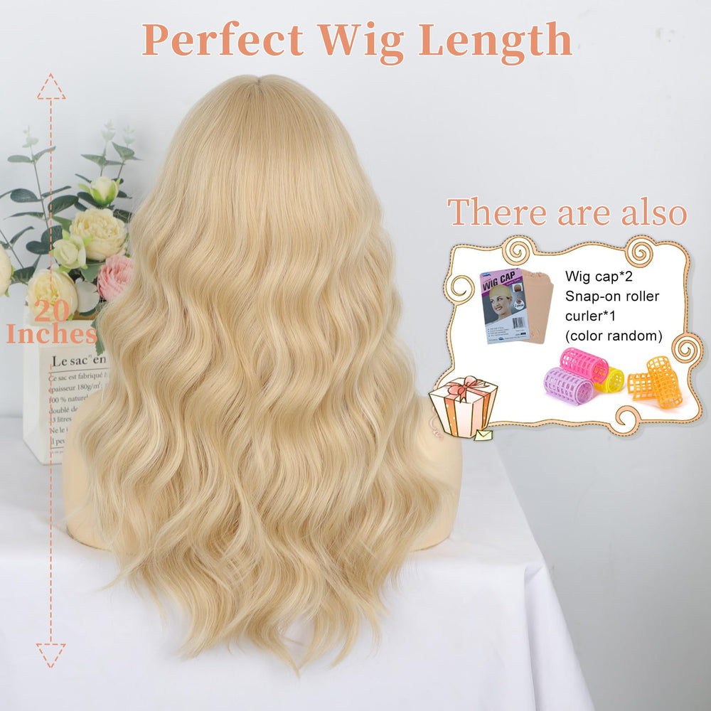 XIXIBI comfortable wig with breathable inner cap for all-day wear