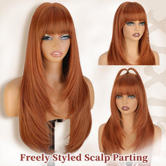 XIXIBI wig with 4x4 simulated scalp highlights realistic hairline without lace