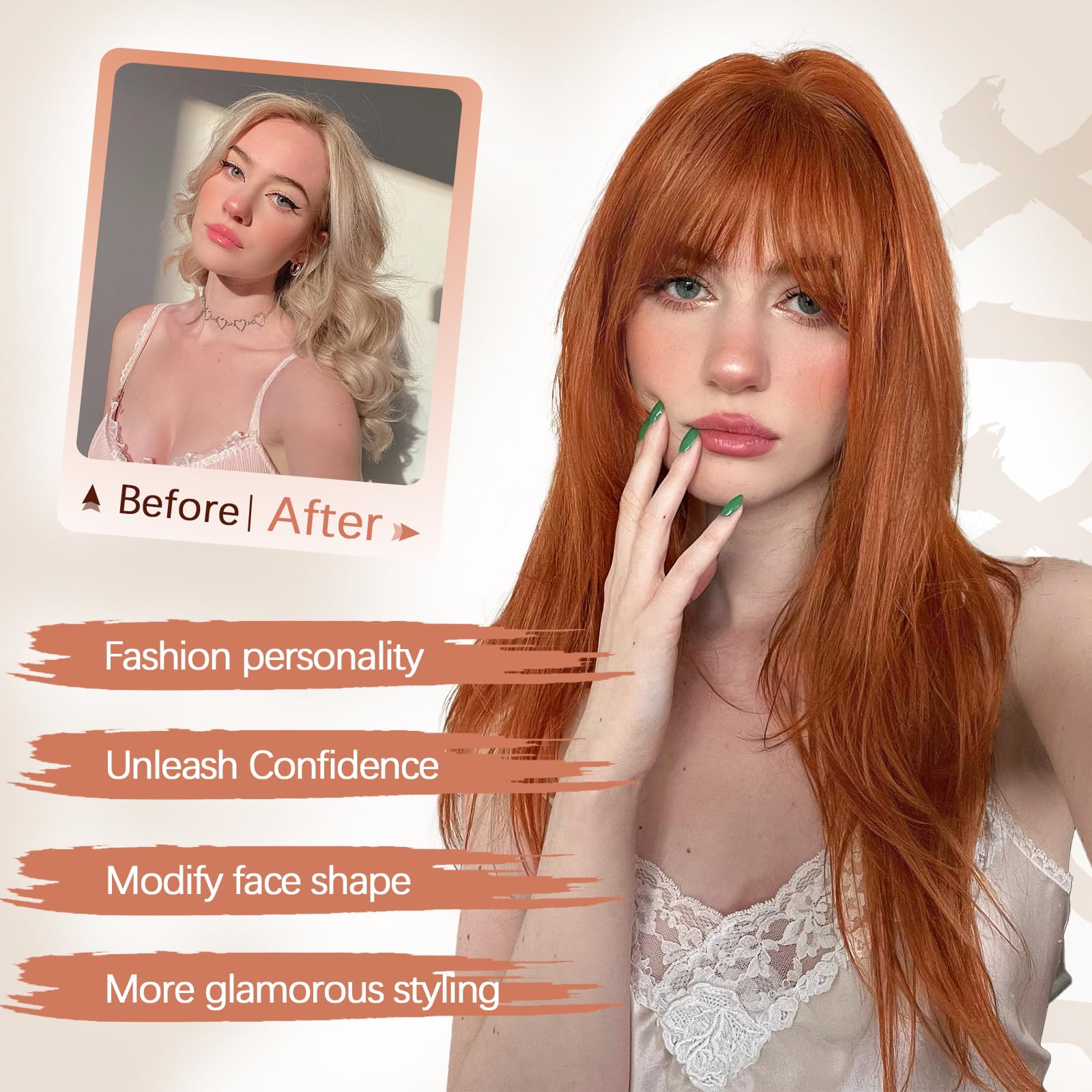 XIXIBI heat-resistant fibers stay smooth and knot-free with styling flexibility
