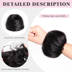 XIXISNOW wedding-ready bun for elegant occasions and photos.