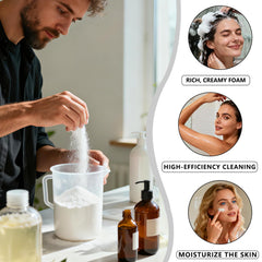 Luxurious lather from XIXISUSU SLSA powder in shampoo formulations