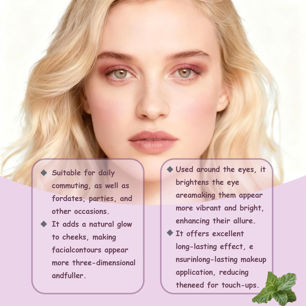 XLJQ Glow Wardrobe Palette silky blend formula for easy application.