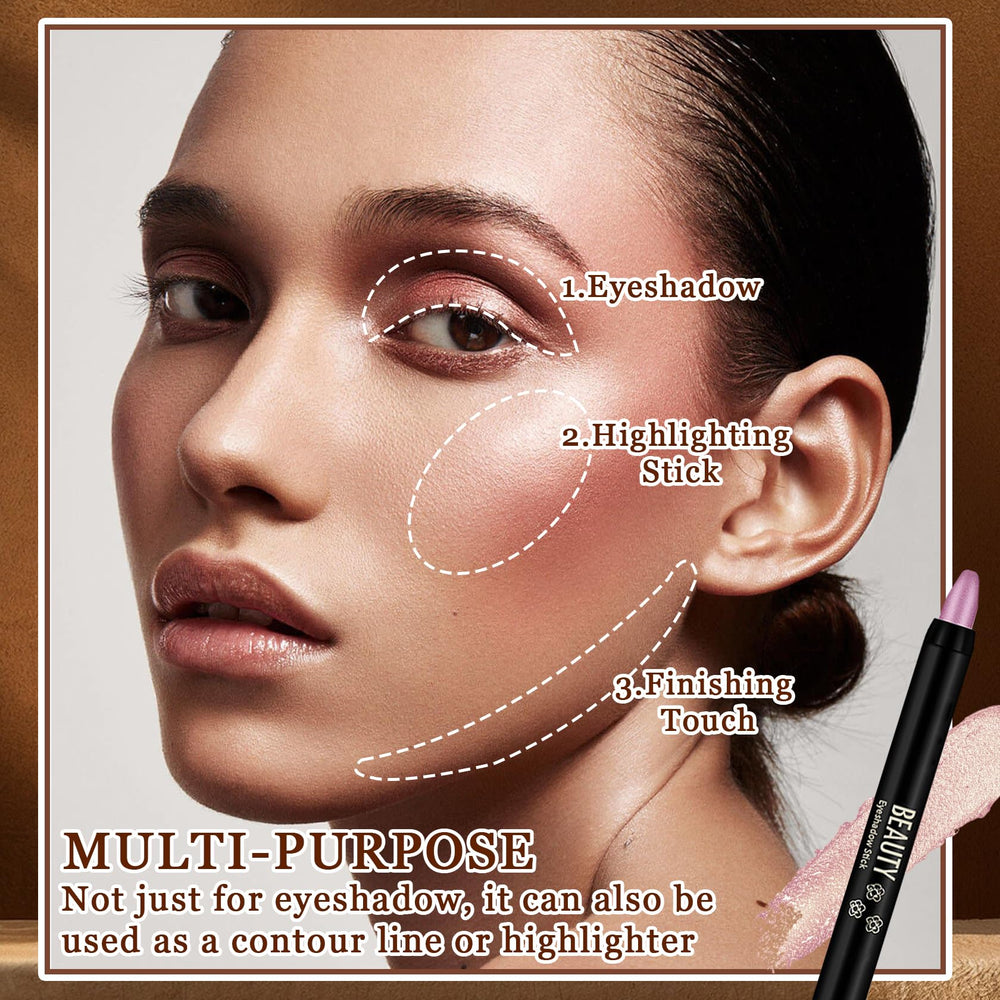 XMXueMei portable glitter eyeshadow pencil for on-the-go touch-ups.
