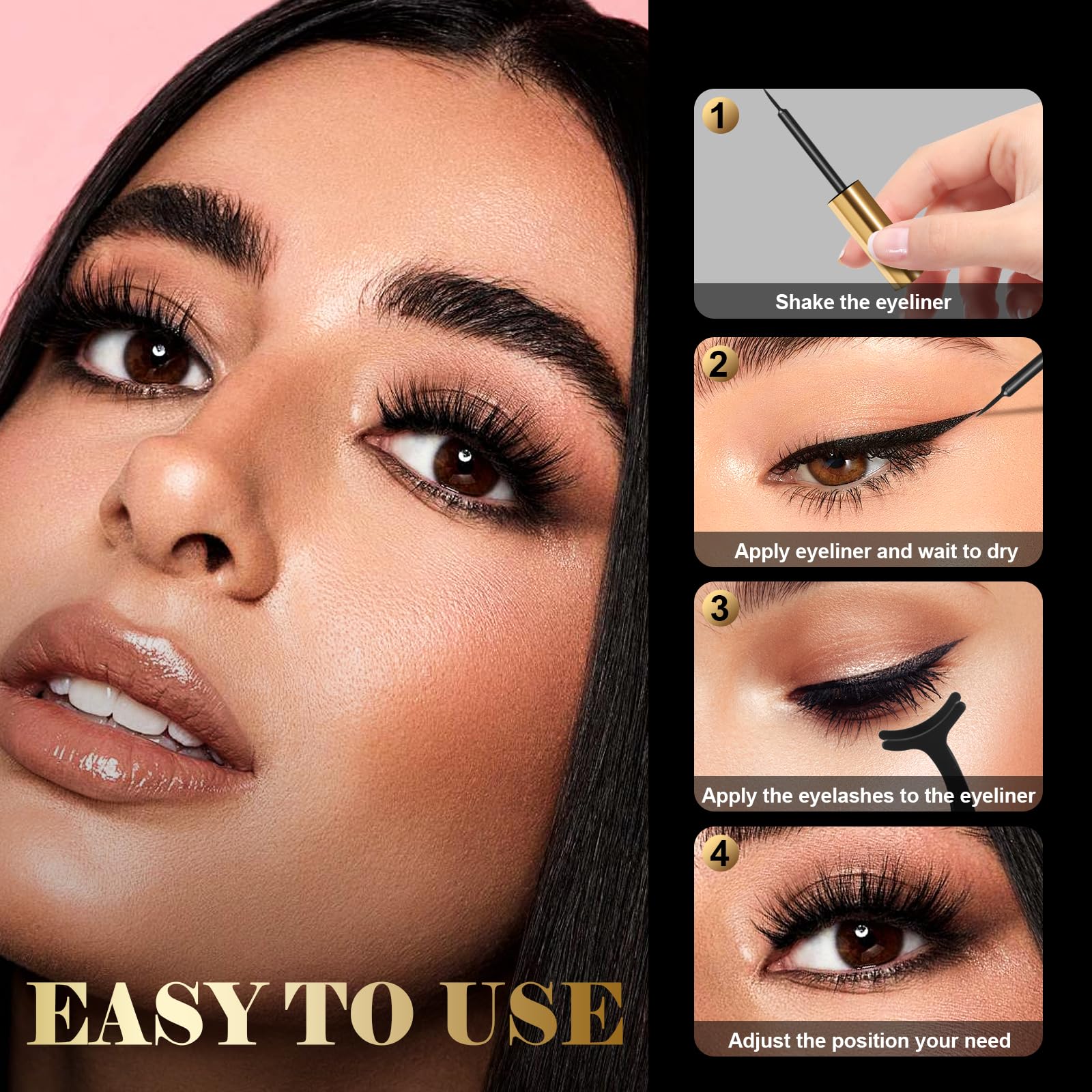 XMGHCK lash application tweezers enable precise placement