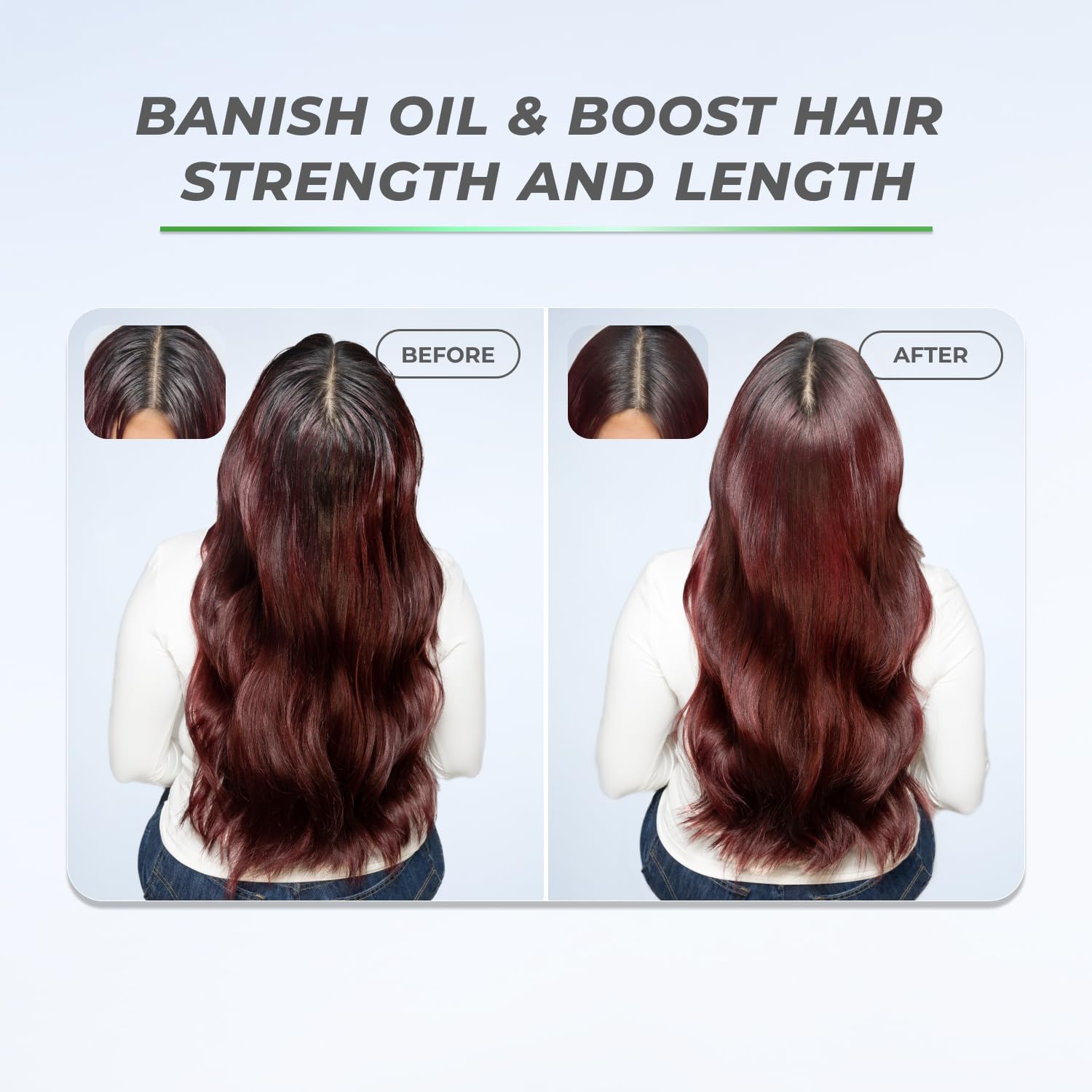 XMONDO Hair BOOST X Dry Shampoo logo indicating talc-free and benzene-free formula.